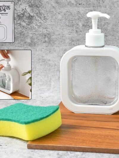 Soap Dispenser � Clear Refillable Pump Bottle | VelvetBubbles