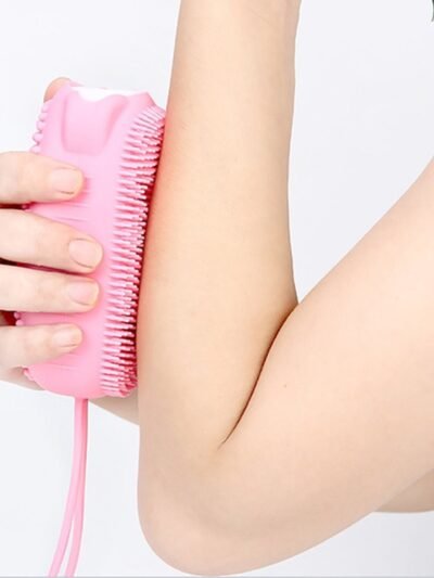 Silicone Body Scrubber – Super Soft Exfoliating Brush | Mini Bubbles