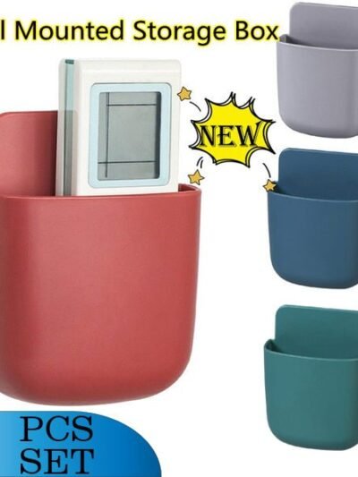 Wall Mounted Phone Holder – Charging & Remote Organizer | PHOBIA