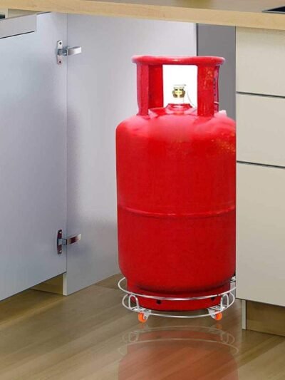 Gas Cylinder Trolley – Stainless Steel with Wheels | Gambit