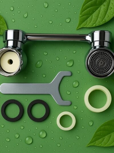 Water-Saving Faucet Filter – 1080° Rotating Aerator | Mist & Relax