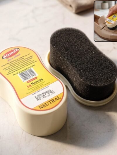 Maxwax Neutral Shoe Shiner � Compact Quick Shine & Care Solution