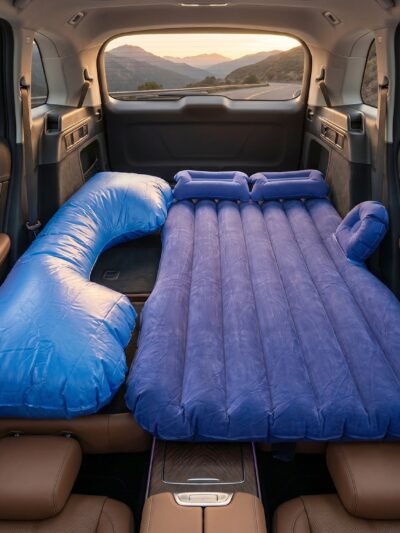 Car Air Mattress � Portable & Quick Inflate for Travel Comfort