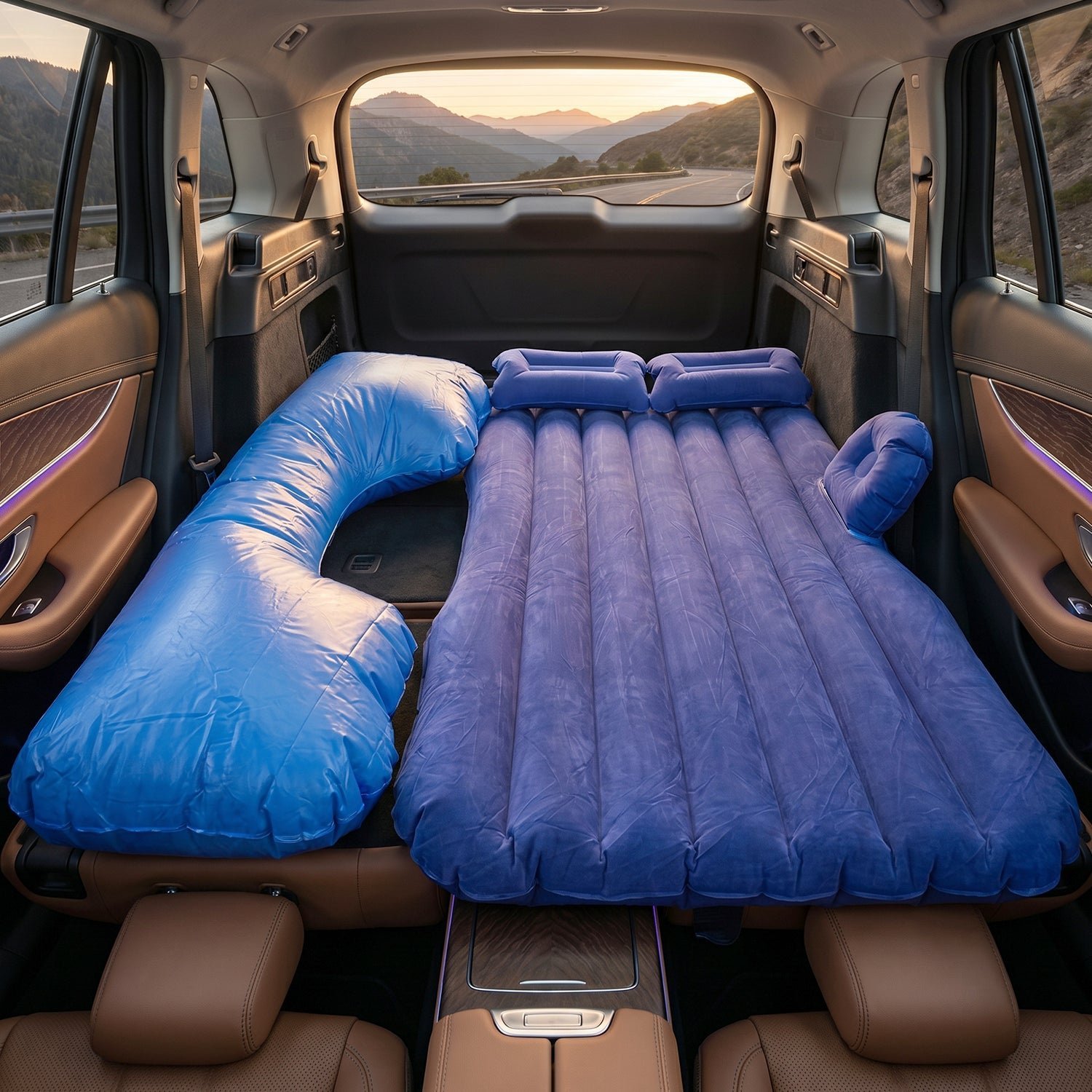 Car Air Mattress � Portable & Quick Inflate for Travel Comfort