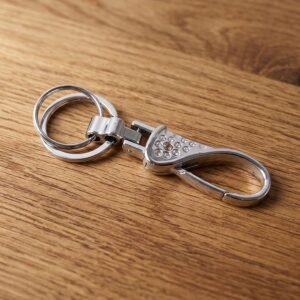 Heavy Duty Metal Key Holder � Durable with Swivel Hook for Everyday Use