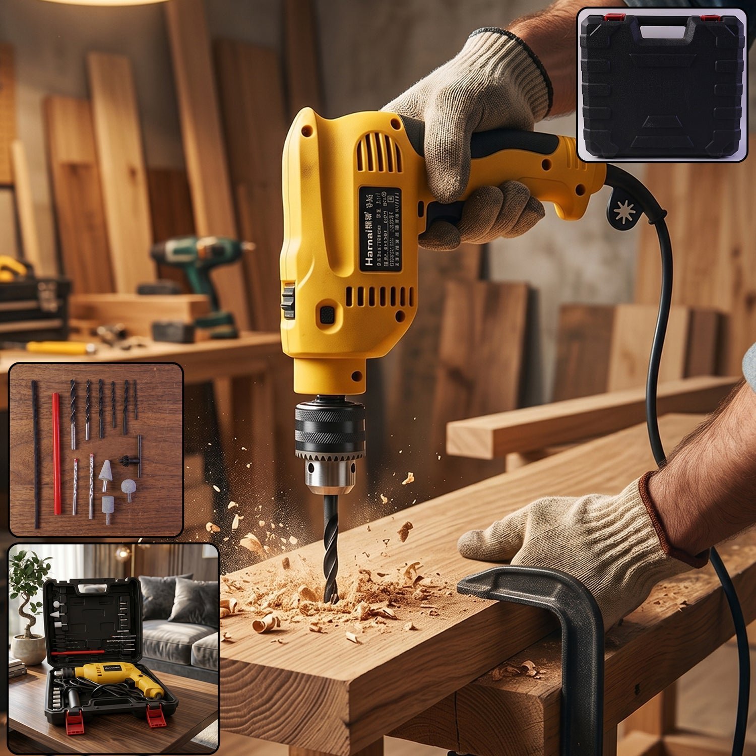 Heavy Duty Electric Drill � Powerful & Versatile for Professional Use
