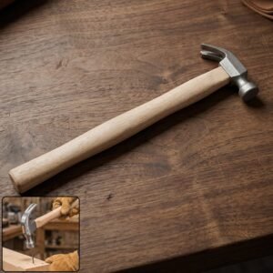 Wooden Handle Claw Hammer � Durable Steel Head for Carpentry
