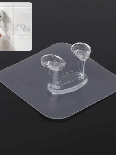 Self-Adhesive Wall Hook – Strong, Transparent & Removable | GlimmerHome