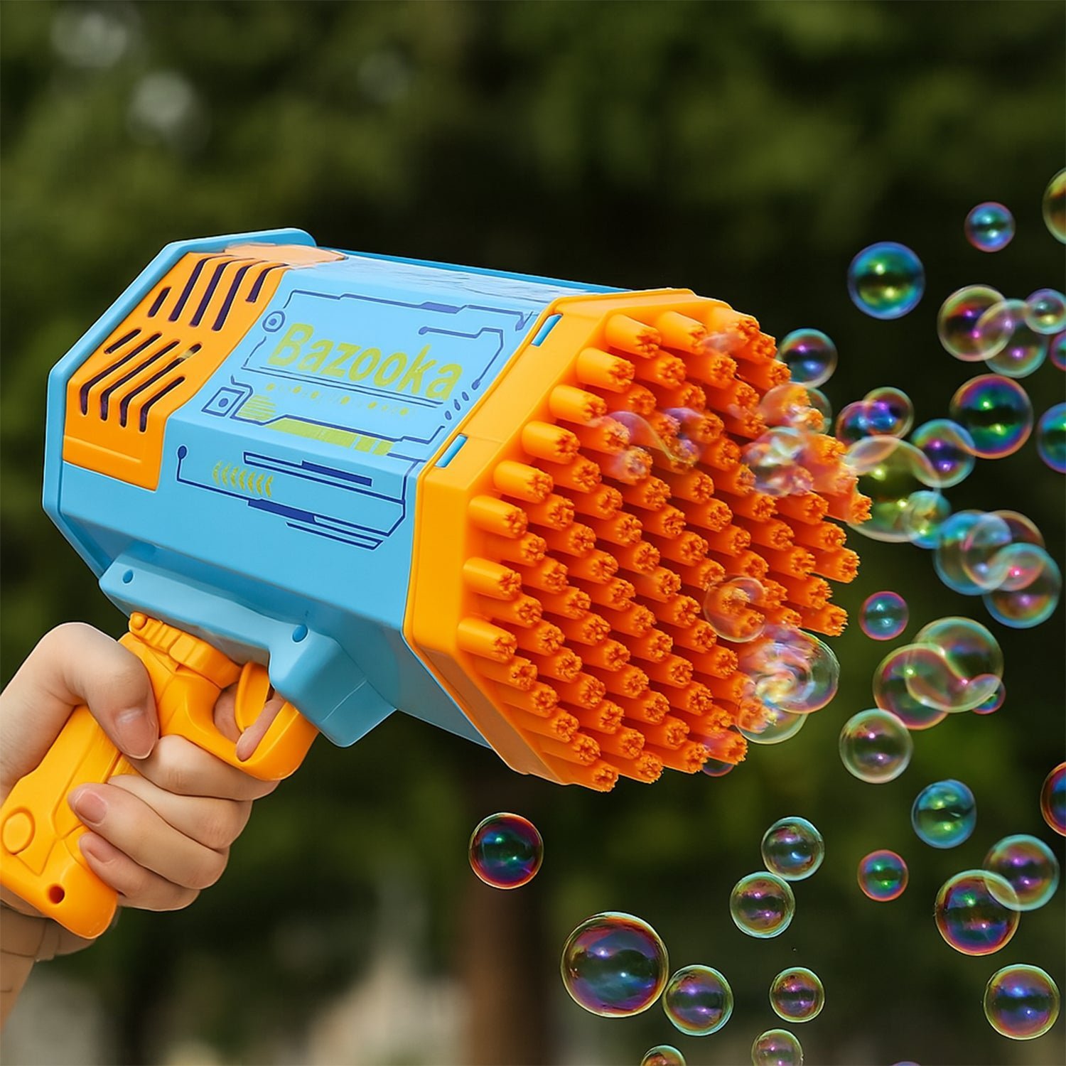 Rechargeable Bubble Gun – 69-Hole Powerful Blower for Kids | Dollverse