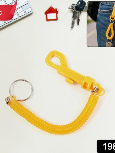Retractable Keychain – Durable Coiled Key Holder with Carabiner