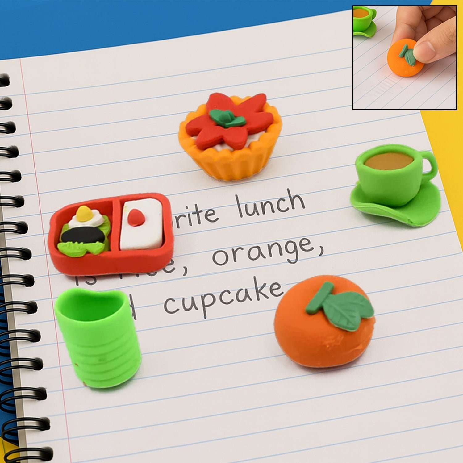 3D Erasers for Kids – Fun & Colorful Novelty Set | Colorful Creations