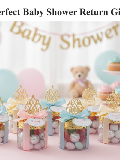 Baby Shower Candy Boxes – Clear Plastic Favor Containers