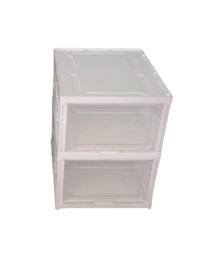 Stackable Storage Rack – Foldable Drawer Shelf | Organivo