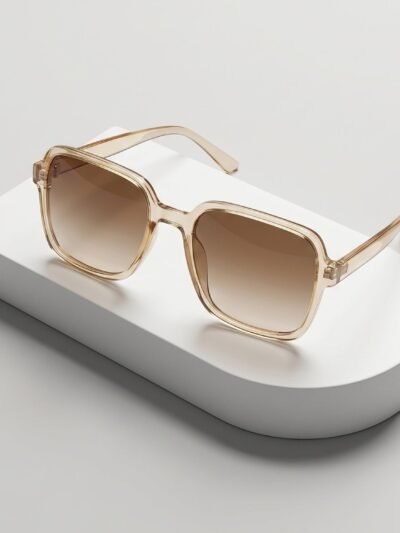 Square Retro Sunglasses � Trendy Oversized Gradient Tinted Eyewear