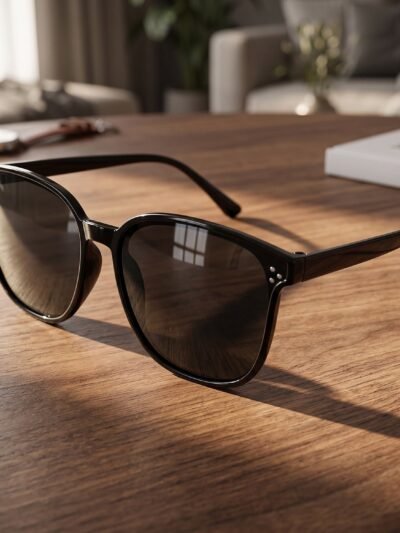 UV Protection Sunglasses � Classic Black Frame for Men & Women