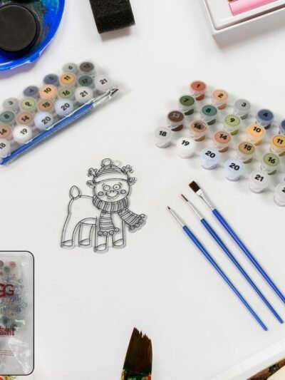 Paint by Number Kits � Adult DIY Art Set with Brushes | Indo Glow