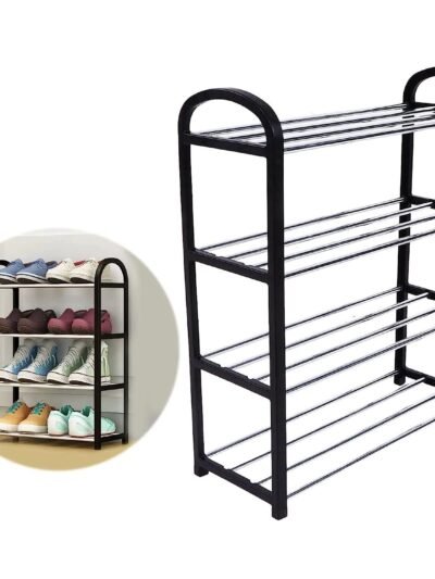 4 Tier Shoe Rack – Space-Saving Footwear Storage | Indo Glow