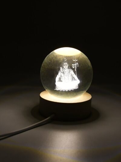3D Crystal Ball Lamp – Unique Home Decor Night Light |