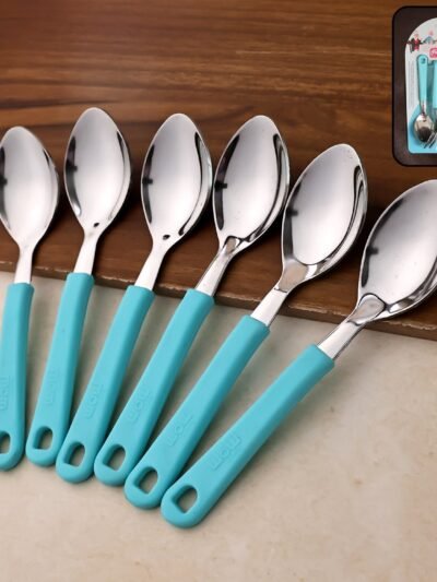 Stainless Steel Tea Spoon Set – Durable & Comfortable 6 Pieces