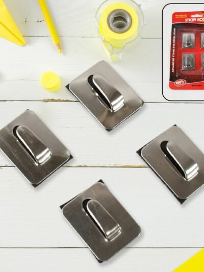 Self-Adhesive Wall Hooks – Heavy Duty Steel | GlimmerHome