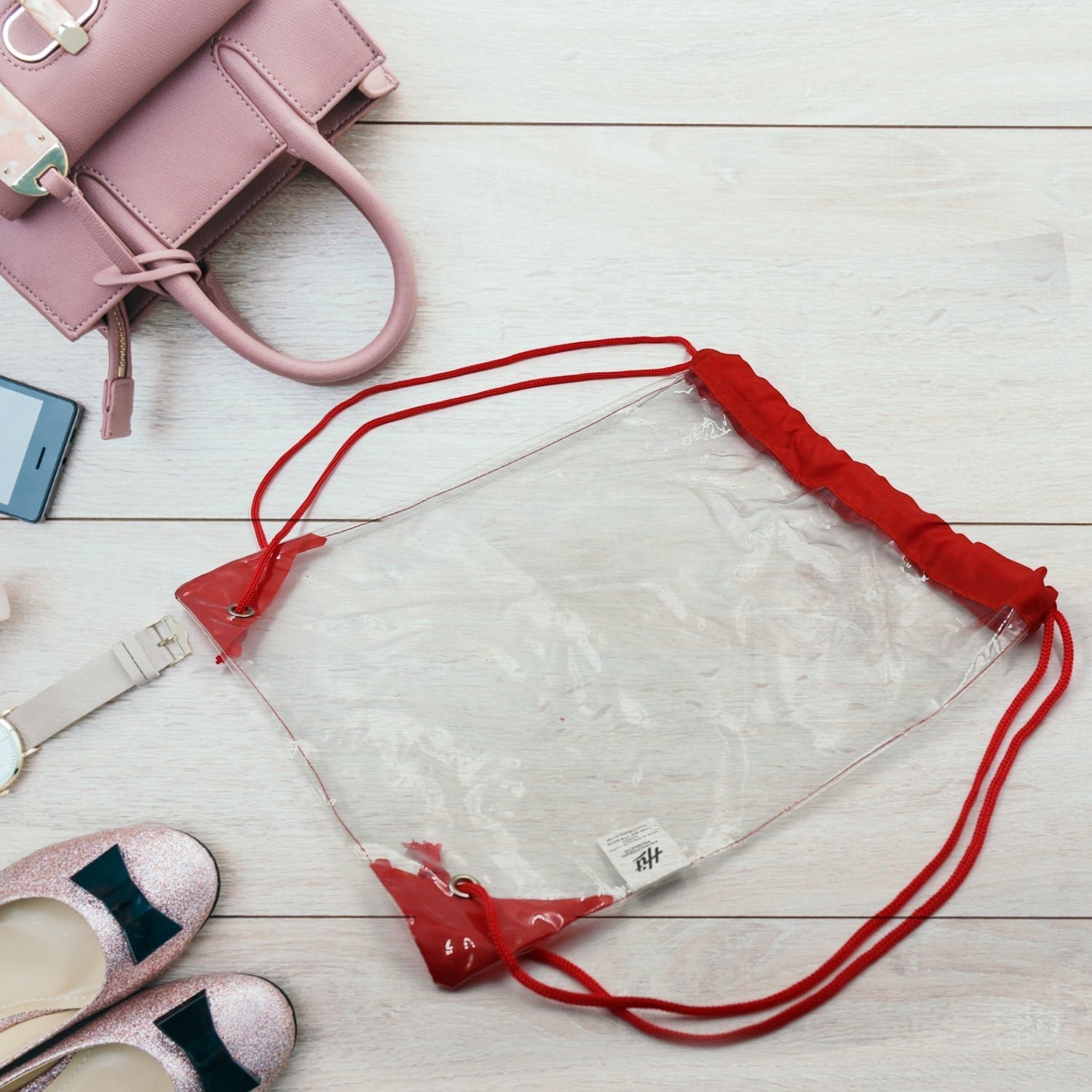 Clear Waterproof Stadium Bag – Gym & Travel Essentials | ClassiCarry