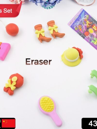 Mini Erasers for Kids (9 Pc Set) – Cute Designs | TinyTrendy