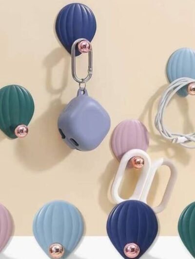 Self Adhesive Wall Hooks – Waterproof, Stylish 5 KG Load (4 Pc)