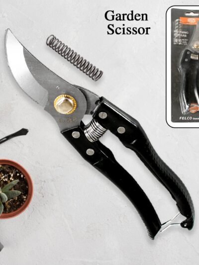 Garden Shears – High Carbon Steel Blades, Non-Slip Grip | Velvet Wipe