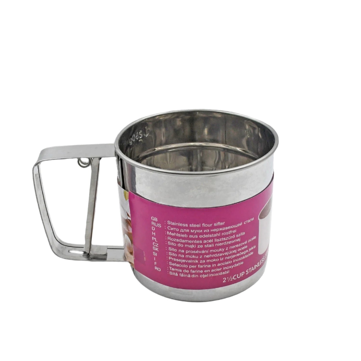 Flour Sifter – Stainless Steel Handheld Sieve |