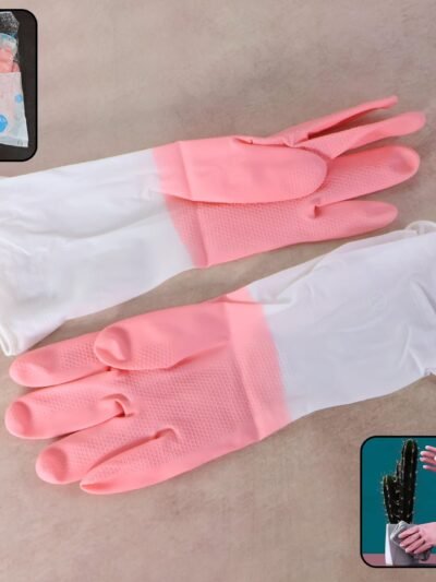 Reusable Cleaning Gloves – Medium Long Cuff for Superior Protection
