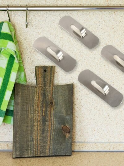 Self-Adhesive Hooks – Heavy Duty Stainless Steel for Home | Bathora