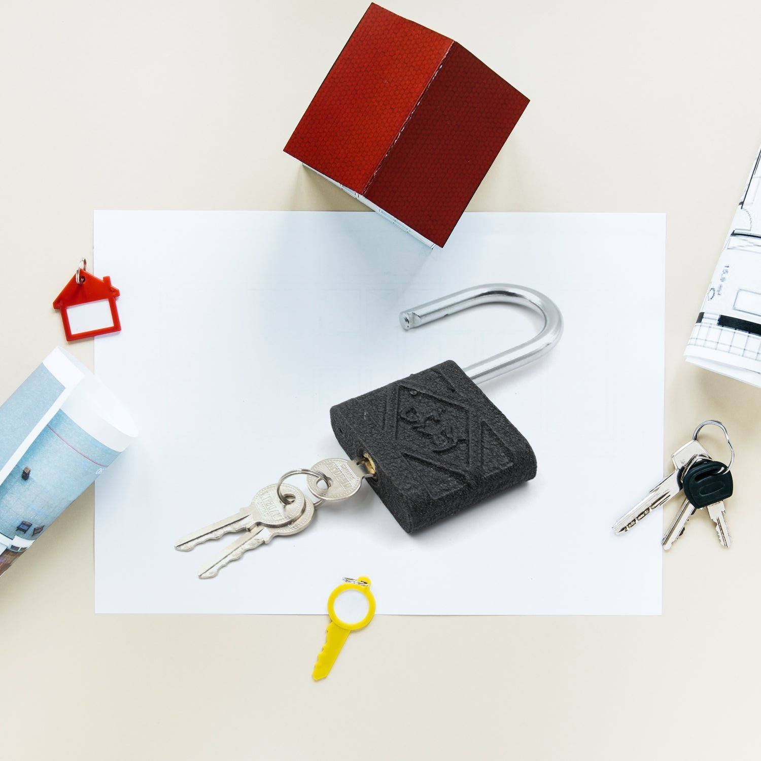 Iron Padlock – 75mm Brass Core, Waterproof & Anti-Theft | Safelix