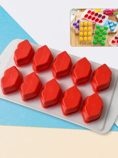 Silicone Ice Cube Tray – Multi Fruit Shapes, Easy Release | Indo Glow