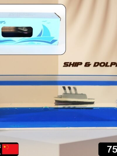 Floating Water Cruiser Ship Ornament – Calming Desk Decor | JubileeJoy