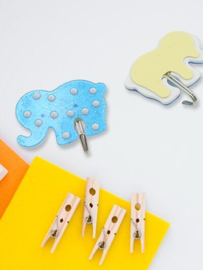 Self-Adhesive Hooks – Heavy Duty & Waterproof (2 Pc) | Indo Glow