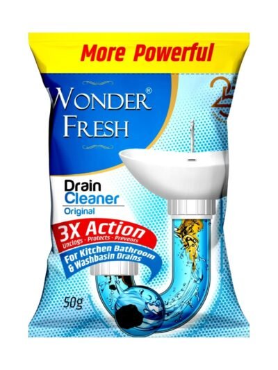Drain Cleaner Powder – Powerful Clog Remover 50g | Wonder Fresh