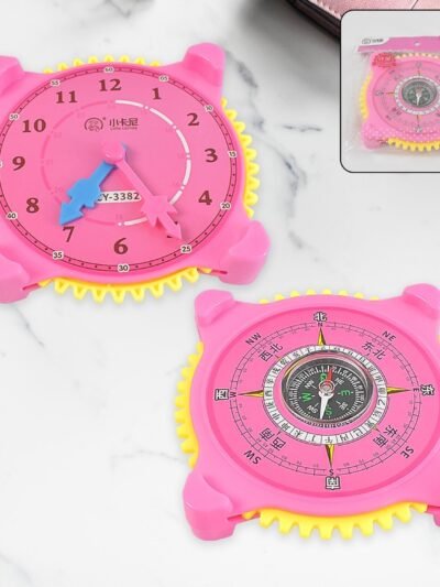 North-South Navigation Compass with Built-in Clock – Durable Adventure Gear