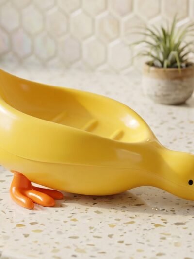 Kids Duck-Shaped Soap Holder � Fun & Waterproof Bathroom Accessory