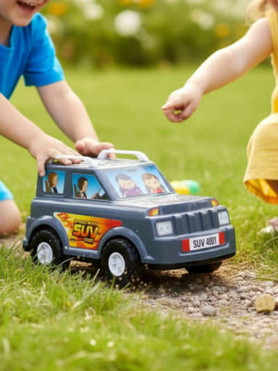 SUV Toy Car for Kids – Realistic Design & Movable Wheels