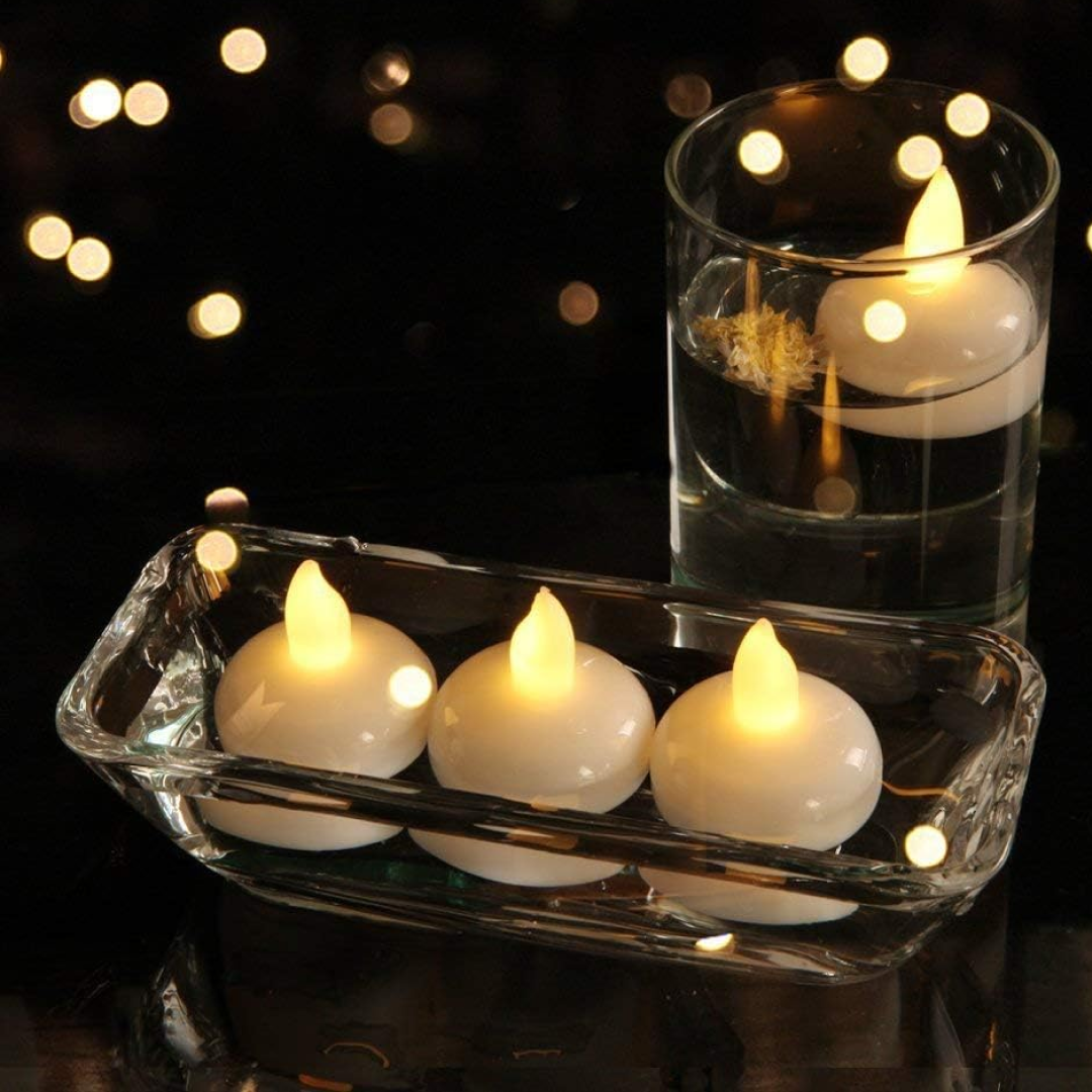 Flameless Floating Candles � Safe & Long-lasting Water Decor