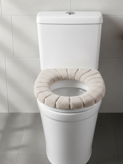 Toilet Seat Cover – Plush Washable for Warmth & Comfort | Bathora