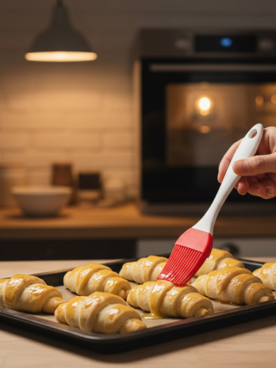 Silicone Baking Tool Set – Multicolor Spatula & Brush | Bake & Dwell