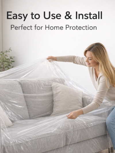 Disposable Furniture Cover – Thick Plastic Dust Proof | Styleva