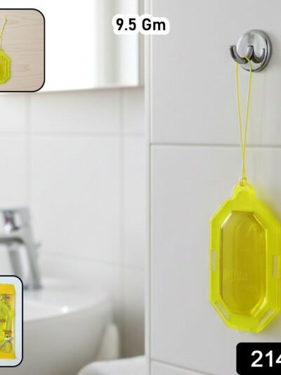 Hanging Citrus Gel Air Freshener – Long-lasting bathroom freshness