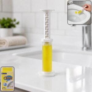Flower-Shaped Toilet Gel Cleaner with Box � Effective stain removal