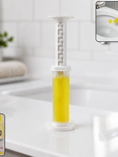 Flower-Shaped Toilet Gel Cleaner with Box � Effective stain removal