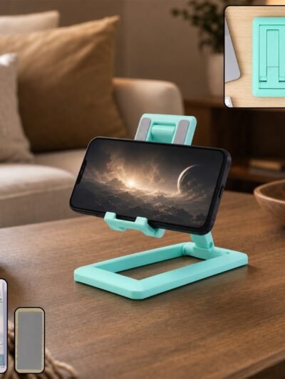 Foldable Mobile Phone Stand � Adjustable & Portable Desk Accessory