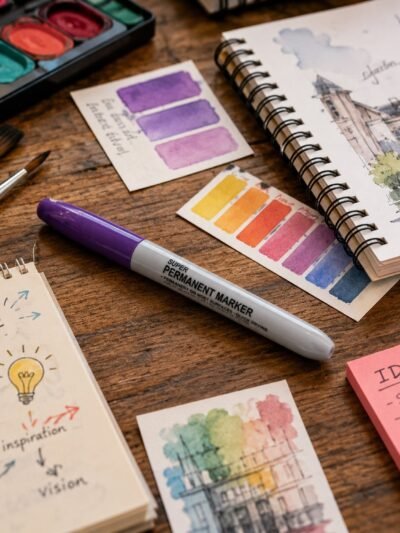 Permanent Marker � Waterproof, Quick-Dry Multicolor Writing Pen