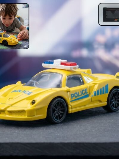 Police Mini Toy Car � Realistic Pull-Back Friction Vehicle