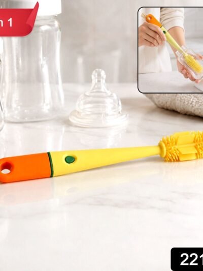 4 in 1 Silicone Bottle Cleaning Brush � Hygienic & Reusable
